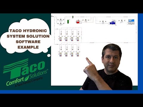 HVAC SYSTEM DESIGN TUTORIAL- Hydronic schematic Design with Taco Hydronic Solution Software