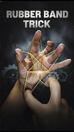 DIY rubber band star | rubber band trick #diy #craft