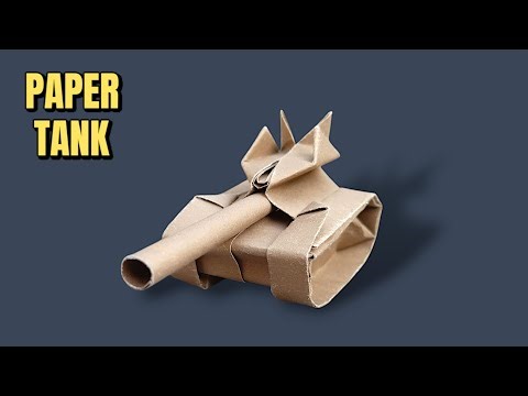 How to Make a Paper Tank | Easy Origami Tank Tutorial | DIY Paper Craft