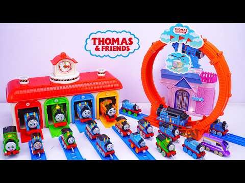 🚂💙 Thomas & Friends Track Toys Collection ASMR | 360° RAILWAY LOOP Challenge 🚂🌈 Station Adventure