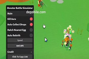Roblox Monster Battle Simulator Script Farm, Kill Hile İndir 2024