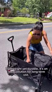 Wagons Carts Foldable, Collapsible Foldable Wagon 330lbs Capacity, Large Capacity Wagon Cart with All-Terrain Wheels,Heavy Duty Utility Wagon Cart with Brakes for Camping Shopping Sports