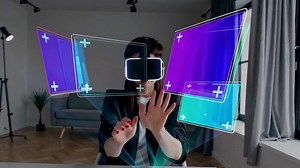 Download Virtual Reality User Engaged in Interactive Digital Footage for free