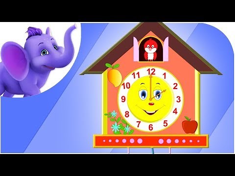 The Clock - Nursery Rhyme with Lyrics & Sing Along