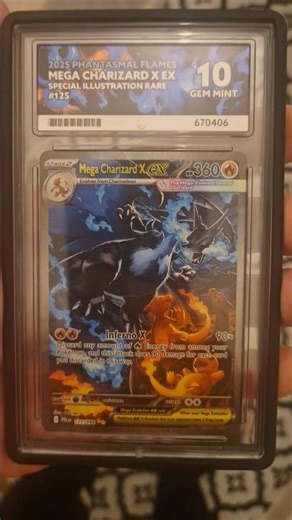 Mega charizard X ex #charizard #pokemon #shorts #acegrading #collection #2026 #fyp