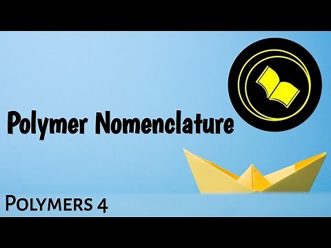Nomenclature of polymers.