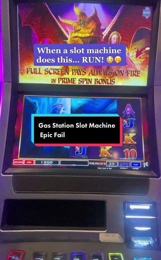 Gas station slots.. aren’t for the faint of heart.. #slotmachinewins #juicyjackpots #slotmachinebonus #slotmachineloss #gasstationslots #MadewithKAContest