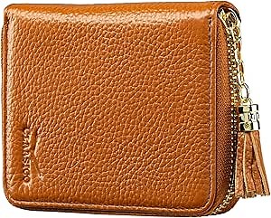 Claasico Bifold Wallet for Women RFID Blocking | Genuine Leather Zip Wallet & Ladies Coin Pocket | Stylish Credit Card Holder | Travel Wallet with Anti-Theft Protection
