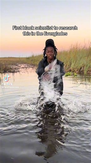 First Black scientist to research this in the Everglades 🔥