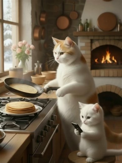 Minka's Hilarious Pancake Surprise! 😂🐈