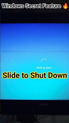 PC Shutdown Karne ka Stylish Tarika! 😎 #shorts #windowstips #techtips