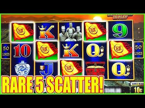 OMG Rare 5 SCATTER Bonus! HUGE WIN Golden Century Dragon Link Slot Machine