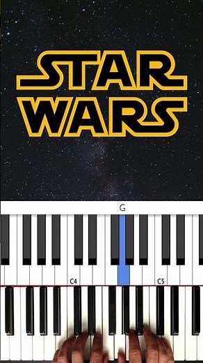 How to Play Star Wars Theme Song on Piano: Easy Version!