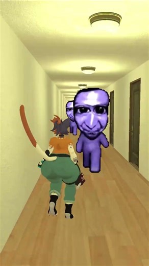 😱Ao Oni WON'T STOP CHASING ME in Garry's Mod😱 #shorts