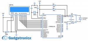 Digital Clock using AVR Atmega16 Microcontroller - Gadgetronicx