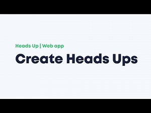 SafetyCulture (formerly iAuditor) | Create Heads Ups on Web