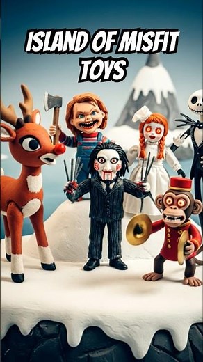 Rudolph: Island of Misfit Toys – Chucky, Annabelle, Jack Skellington, Jigsaw & THE Monkey save Xmas!