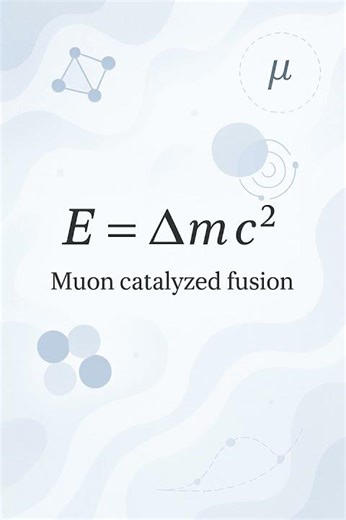 Muon Catalyzed Fusion Explained! 🔬 #Shorts