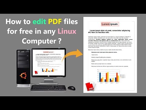 How to edit PDF files for free in any Linux Computer ?