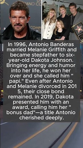 Antonio Banderas Became Dakota’s Bonus Dad