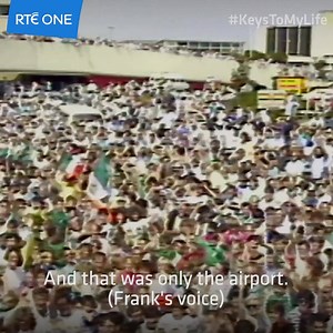 "Ya can't believe that there's that many people there" Frank Stapleton and Brendan Courtney look back at footage from a very different time. #KeysToMyLife | RTÉ One