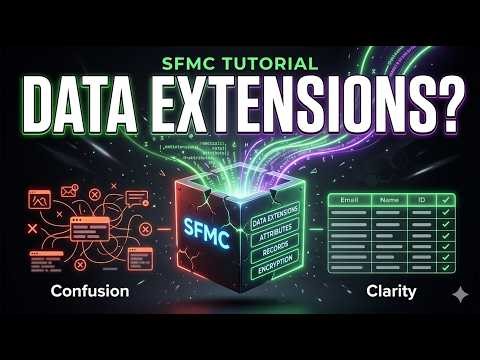 Struggling with SFMC Data Extensions? 😱 Watch This Before You Start!