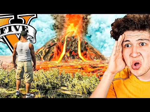 The BIGGEST VOLCANO in GTA 5... 😨🌋 (Mods)