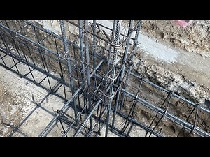 Armado de zapatas aisladas y contratrabes en cimentación