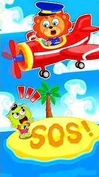 Little Lion | Uninhabited Island | Cartoon | Video for Kids