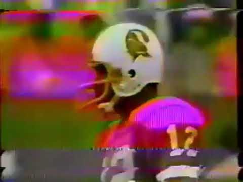 1982 NFL Season Week 2 Washington Redskins vs Tampa Bay Buccaneers