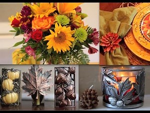 Decor Ideas For Fall/Autumn & ThanksGiving! :)