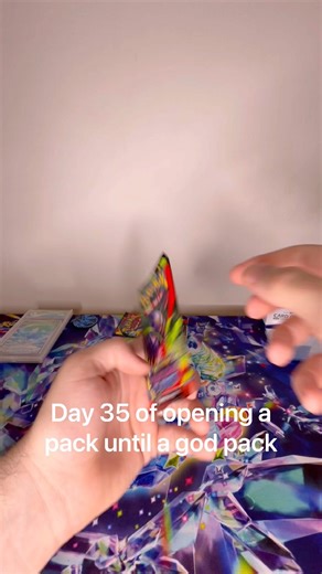 Day 35 of opening a pack until a god pack. Comment your favorite Pokemon! #projectgodpack #pokemon