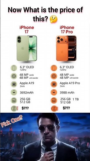 iPhone 17 vs iPhone 17 Pro 💰 Price Revealed? 🤔 Full Comparison!