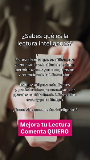 Velocidad.Lectora on Instagram: "👉Mejora tu Lectura y aumenta tu comprensión 📖 ¡Nosotros te enseñamos! Comenta "QUIERO" y Únete al reto 🏃🏻‍♂️🏃🏻‍♀️ 🙋 Únete a la comunidad para aprender y convertirte en un gran lector 👉@velocidad.lectora 👈 👉@velocidad.lectora 👈 👉@velocidad.lectora 👈 #lectura #velocidadlectora #comprensión #literario #literario #libros #aprender #educación Créditos: miyabeauty0- TikTok"