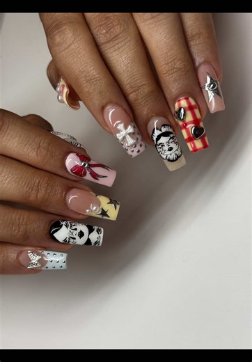 Stunning Hand Painted Nail Art Ideas