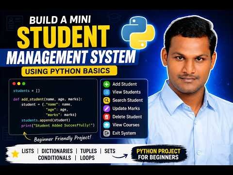 Build a Mini Student Management System Using Python Basics