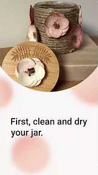 A Fun & Easy Oui Jar with Jute DIY Craft to Organize Your Home #jarcraft #upcycledcrafts #diycrafts