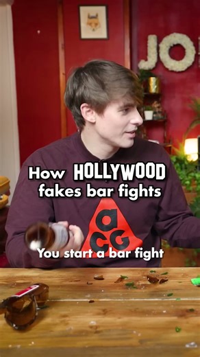 How Hollywood fakes bar fights: Movie props revealed!