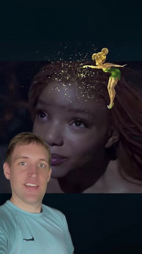 The Little Mermaid with Tinkerbell #thelittlemermaid #littlemermaid #ariel #princessariel #mermaid #mermaids