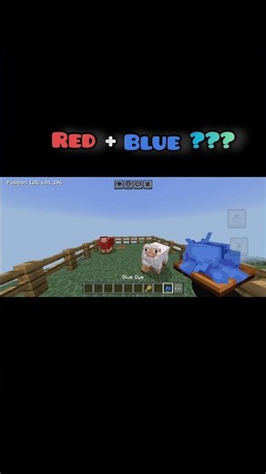 Minecraft color mixing for sheep moment