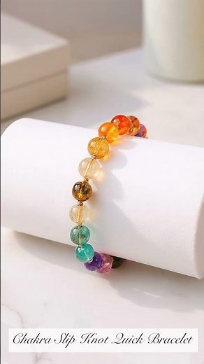 Chakra Slip Knot Quick Bracelet