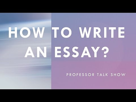 Academic Writing: How to write an essay? Assignment writing at University