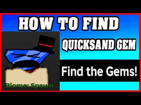 How To Find QUICKSAND GEM in Find The Gems Walkthrough 💎 -Roblox-