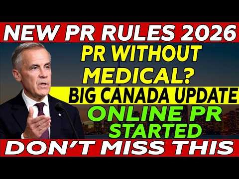 Canada PR Process Changed | No Hospital Visit | Apply From Home Online