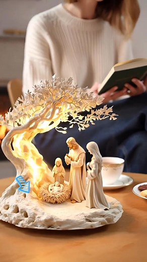 🕯️ Holy Night Glow – Illuminated Nativity SceneCelebrate Christmas’ sacred heart with this exquisitely crafted scene: the Holy Family (Mary, Joseph, baby Jesus) beneath a softly glowing tree, wrapping your space in peace, reverence, and the true spirit of Christ’s birth. 🌟 A Spiritual Centerpiece for the Season Sacred Symbolism: Tender depiction of the Nativity—reminder of faith, love, and grace. Celestial Glow: Embedded fairy lights cast warm, serene radiance for prayer or quiet moments. Vers