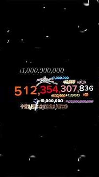 0 to 1 Trillion with sounds