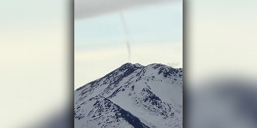 Rare tornado spotted in Alaska's Chugach State Park may only be state's 5th on record