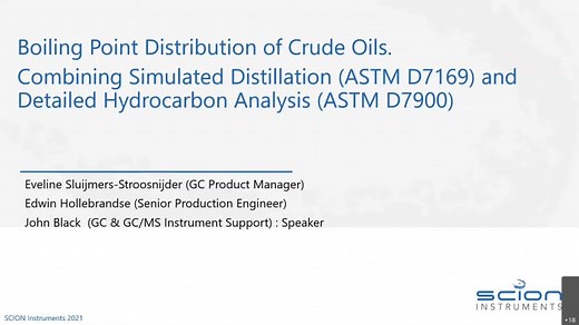 پروفایل تقطیر شبیه سازی شده نفت خام با استفاده از کروماتوگرافی گازی-قسمت اول