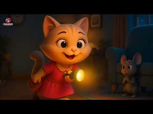 🐱 बिल्ली मासी आई | Funny Hindi Poem for Kids | Moral Story with Cat & Mouse | Hindi Rhyme