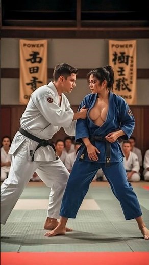 Fast & Deadly! 🥋 Judo Girl Throw 💥 柔道女子の一本 #Judo #MixedWrestling #SelfDefense #StrongWoman #柔道
